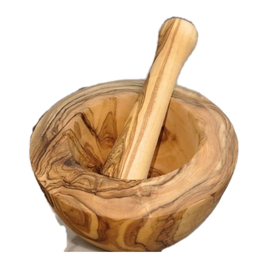 Olive Wood Mortar & Pestle