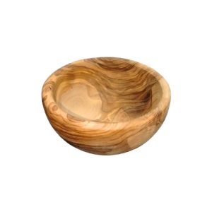 Olive Wood Bowl — Large, 15 × 7 cm