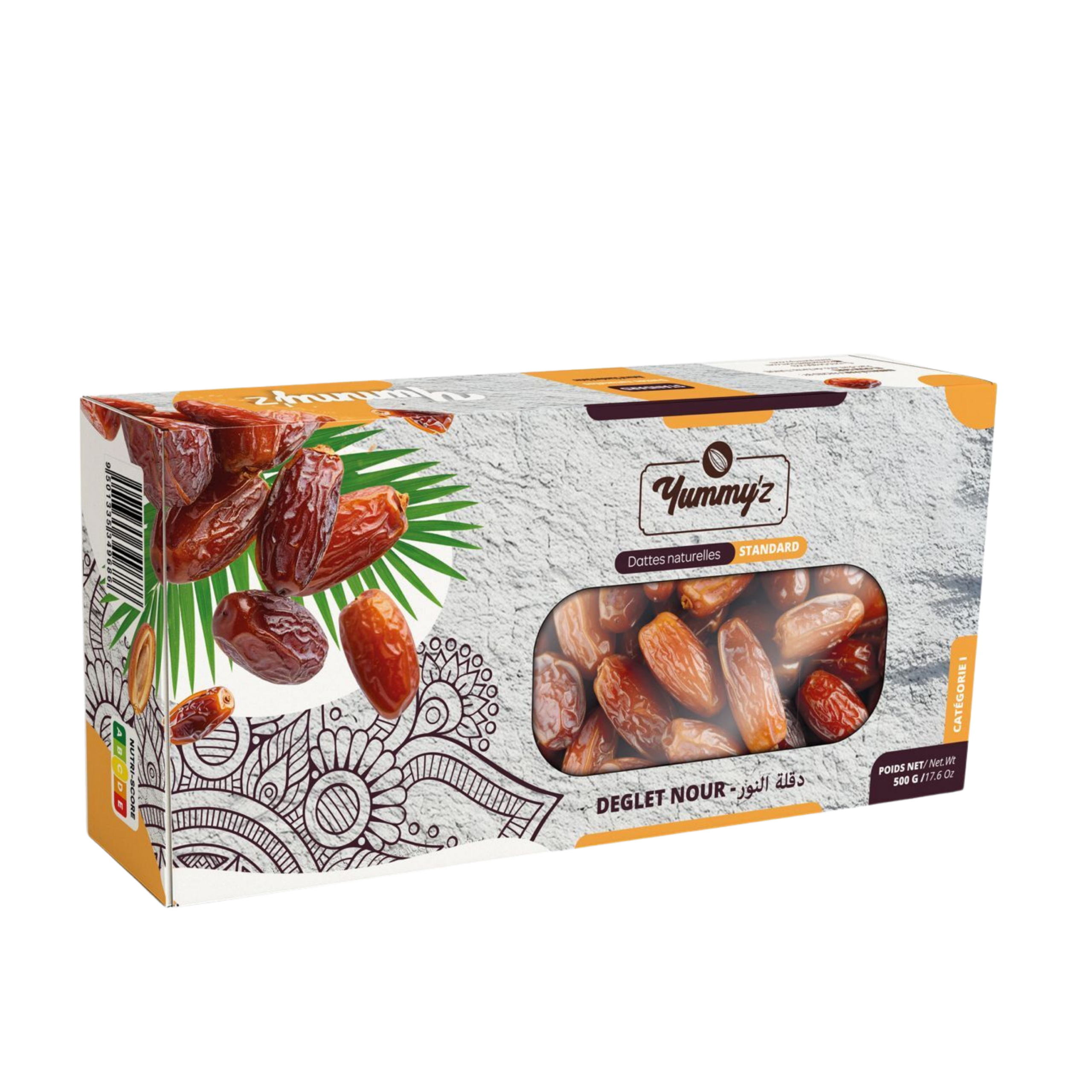 Yummy’z Deglet Nour Dates — Natural, 500 g