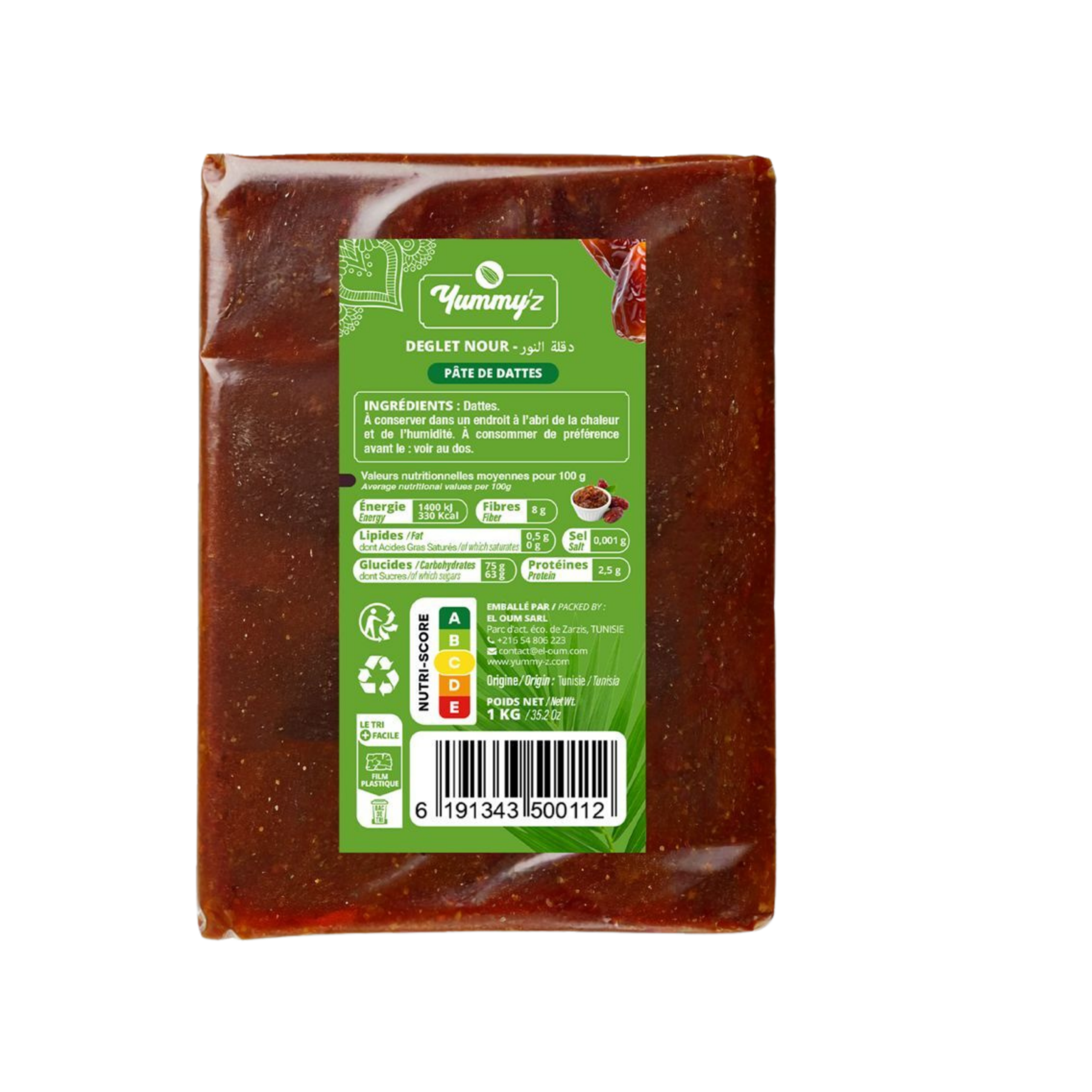 Yummy’z Date Paste — 1 kg