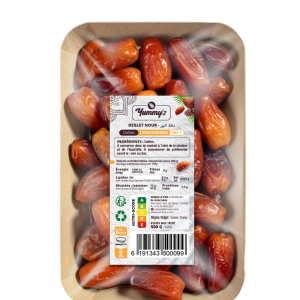 Yummy’z Deglet Nour Dates — Tray Pack, 500 g